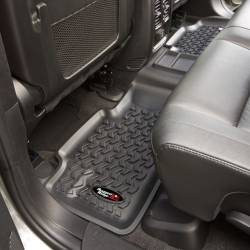 Rugged Ridge - Rugged Ridge 12950.26 Floor Liner Rear Black for Commander/Grand Cherokee - Image 1