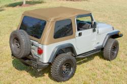 Rugged Ridge 13751.37 Sailcloth Bowless XHD Soft Top Spice for Jeep Wrangler