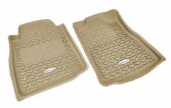 Rugged Ridge TL-83904.10 Front Floor Liners Tan Tread Lightly for Tacoma