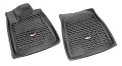 Rugged Ridge - Rugged Ridge 82904.21 Floor Liners Front Black for Toyota Sequoia/Tundra - Image 1