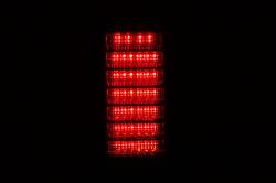 Anzo USA - Anzo USA Chrome LED Red/Clear Lens Taillight Set Hummer H2 311068 - Image 3