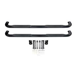 Westin - Westin 21-4135 4" Platinum Oval Nerf Bar for 19-25 Silverado/Sierra Crew Cab Blk - Image 2