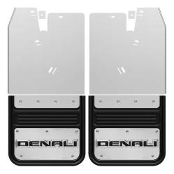 Gatorback - Gatorback 12" Rear 5/8" Offset Black Mud Flaps GMC Sierra GB766042 - Image 1