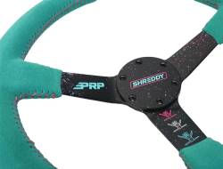 PRP - PRP G243 Comp-R Flat Leather Steering Wheel 13" Dia 6-Bolt Off-Road - Image 2