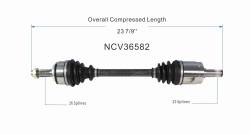 GSP - GSP NCV36582 Sedan Front Left CV Axle Assembly - Image 6
