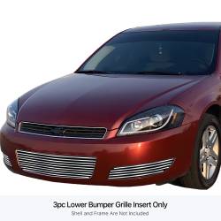 APS - APS Stainless Billet Bumper Grille-Polish 06-13 Chevrolet Impala LS GR03FEG49S - Image 1