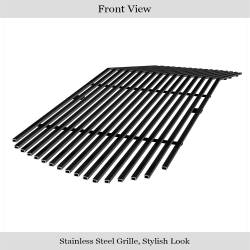 APS - APS Stainless Billet Bumper Grille Black 19-24 Chevrolet Camaro ZL1 GR03FEJ95J - Image 2
