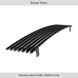 APS - APS Stainless Billet Bumper Grille Black 98-02 Lincoln Navigator GR12FEJ89J - Image 2