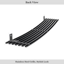 APS - APS Stainless Billet Bumper Grille Black 98-02 Lincoln Navigator GR12FEJ89J - Image 3