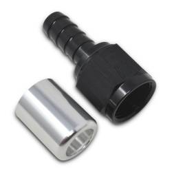 Russell - Russell 610523 ProClassic Crimp On Hose End Straight End Black/Clear -08AN - Image 2