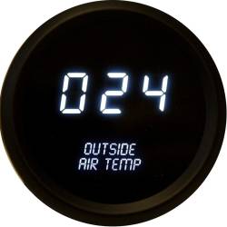 Intellitronix - Intellitronix LED Digital Outside Air Temperature Gauge 2-1/16" M9123W - Image 1