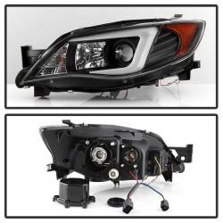 Spyder Auto - Spyder Auto 5083937 Light Bar Headlights Black/Clear for 08-14 WRX - Image 3