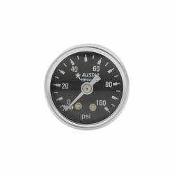 Allstar Performance - Allstar Performance ALL80216 1.5" Gauge 0-100 PSI Dry Type - Image 1