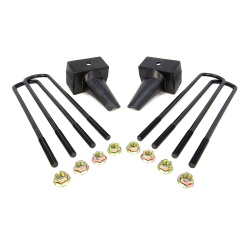 ReadyLift 26-3204 4" Rear Block w/U-Bolt Kit 11-24 Silverado/Sierra 2500HD/3500