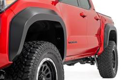 Rough Country Suspension Systems - Rough Country O-T12421 Black Sport Fender Flares for 24-26 Toyota Tacoma - Image 3