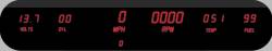 Intellitronix - Intellitronix DP10002R LED Digital Six Gauge Panel Kit Universal Red - Image 1