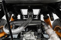 MBRP Exhaust - MBRP Exhaust AT-9215PT Oval Slip-On Performance MufflerCenter Outlet CF Tip - Image 2