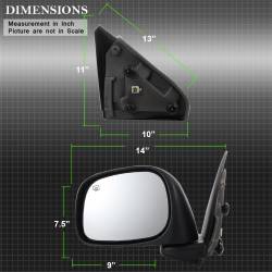 Spyder Auto - Spyder Auto 9938597 XTune Door Mirror for 02-08 RAM 1500/2500/3500 - Image 6