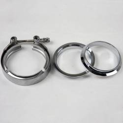 Granatelli Motor Sports - Granatelli Motorsports 308530-1 V-Bands & Clamps Stainless Interlocking - Image 1