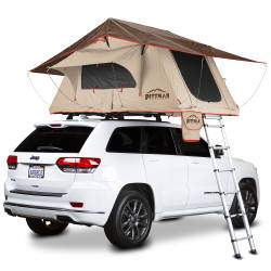 AirBedz - AirBedz PPI-TNT1.4KO_CBO TNT1.4 Khaki w/Orange Trim Roof Top Tent - Image 1