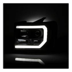 Spyder Auto - Spyder Auto 5083630 Light Bar Headlights Black/Clear for 07-13 GMC Sierra - Image 8