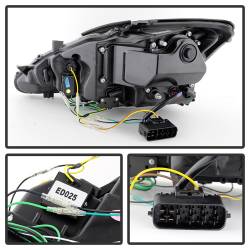 Spyder Auto - Spyder Auto 5080059 Projector Style Headlights Black/Clear for 06-10 IS250/350 - Image 3