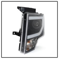 Spyder Auto - Spyder Auto 5077646 DRL Projector Headlights Black/Clear for 13-14 Ford F150 - Image 3