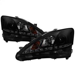Spyder Auto - Spyder Auto 5080073 Projector Style Headlights Black/Smoked for 06-10 IS250/350 - Image 1