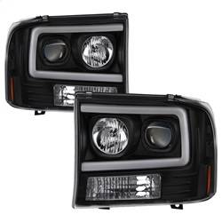 Spyder Auto - Spyder Auto 5084491 Black Light Bar Projector Headlight for 99-04 Excursion/F250 - Image 1