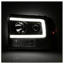 Spyder Auto - Spyder Auto 5084491 Black Light Bar Projector Headlight for 99-04 Excursion/F250 - Image 7