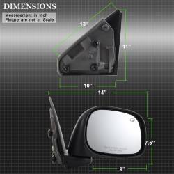 Spyder Auto - Spyder Auto 9938603 XTune Door Mirror for 02-08 Dodge RAM 1500/2500/3500 - Image 6