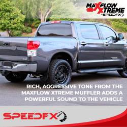 SpeedFx - SpeedFX 50800 MaxFlow Xtreme Cat-Back Exhaust Kit Dual Exit 4" Black Tips - Image 2