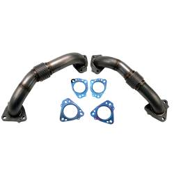 Wehrli Custom Fabrication - Wehrli WCF100624 Up Pipe Kit w/Gaskets 2" for 2017-2025 Duramax L5P Stainless - Image 1