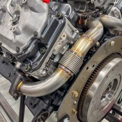 Wehrli Custom Fabrication - Wehrli WCF100652 Driver Up-Pipe w/Gaskets Single or Twin Turbo 2" 01-16 Duramax - Image 2