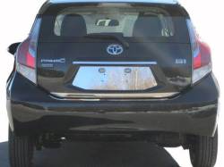 Quality Automotive Accessories - QAA LP12705 1Pc Stainless License Plate Bezel for 2012-2019 Toyota Prius C - Image 1