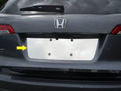 Quality Automotive Accessories - QAA LP16260 1Pc Stainless License Plate Bezel for 2016-2022 Honda Pilot - Image 1