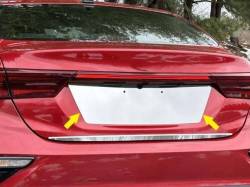 Quality Automotive Accessories - QAA LP19810 1Pc Stainless License Plate Bezel for 19-24 Kia Forte - Image 2
