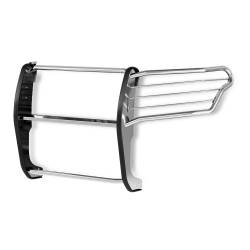 TrailFX - TrailFX E0049S 1-Piece Polished Silver Stainless Steel Brush Guard - Image 1