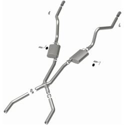 MagnaFlow Exhaust Products - MagnaFlow 15851 Street Series Stainless Crossmember-Back System Straight-Through - Image 2