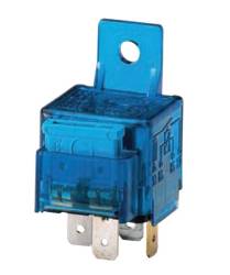 Hella - HELLA 003530041 Wiring 12V/25 Amp SPST Mini ISO Relay w/25 Amp Fuse & Bracket - Image 1