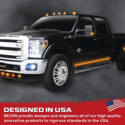 Recon - Recon 26414X Big Rig Ice 62" LED Side Running Light Bars White/Amber - Image 4
