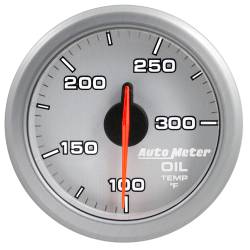 AutoMeter - AutoMeter 9140-UL Air Core AirDrive Oil Temp Gauge Silver 100-300-DEG F 2-1/16" - Image 1