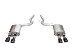 Corsa Performance - Corsa Performance 21267BLK Sport Valved Axle-Back Exhaust System 24-25 Mustang - Image 1