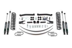 Zone Offroad 4.5" Suspension Lift Kit Zone Nitro Shocks for Comanche ZONJ29N