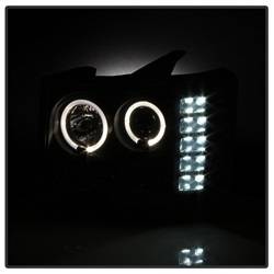 Spyder Auto - Spyder Auto 5078506 LED Halo Projector Headlights Black/Smoked - Image 2