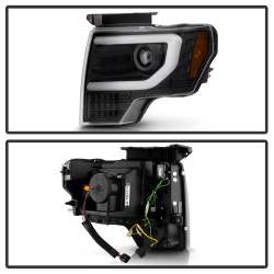 Spyder Auto - Spyder Auto 5087560 Light Bar Headlights Turn Signal Black for 09-14 F150 - Image 2