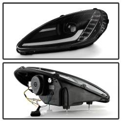 Spyder Auto - Spyder Auto 5087935 Black LED Projector Headlights w/Sequential Turn Signal - Image 2