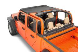 MasterTop - MasterTop 14100535 Black Diamond Bimini Top for 18-23 Jeep Gladiator/Wrangler JL - Image 2