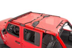 MasterTop - MasterTop 14201602 Red ShadeMaker Freedom Mesh Bimini Top Plus 18-23 Jeep JL 4DR - Image 1