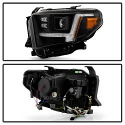 Spyder Auto - Spyder Auto 5088802 Projector Headlight Switch Back Sequent LED Turn Signal Blk - Image 2